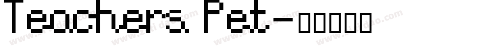 Teachers Pet字体转换